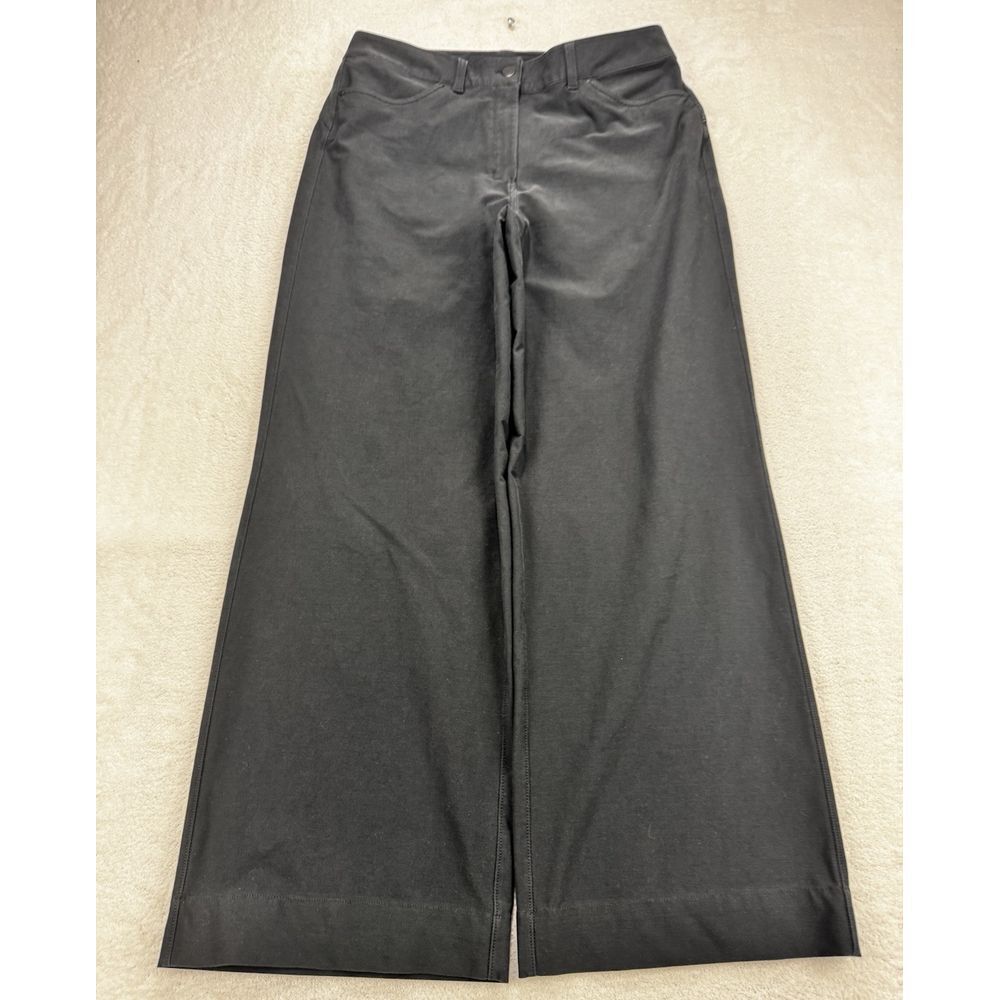 Lululemon City Sleek 5 Pocket Wide-Leg‎ High-Rise Pant Women 31 Black